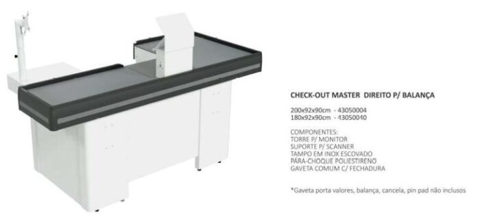CHECK-OUT MASTER DIREITO PARA BALANÇA - Imagem 2
