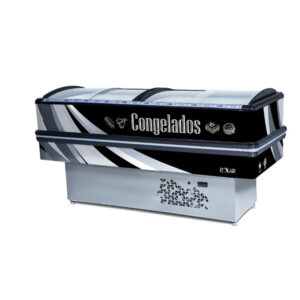 ILHA DE CONGELADOS VIDRO CURVO 2M