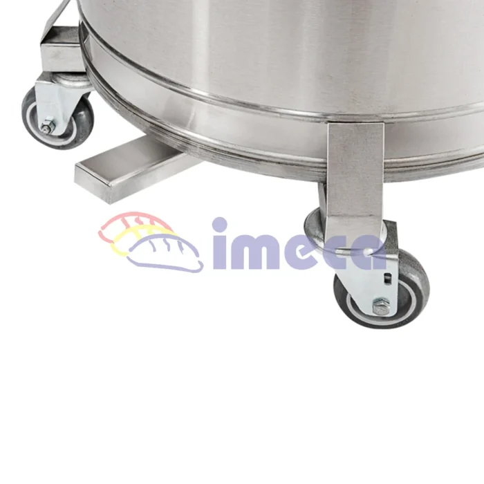 LIXEIRA INOX RODIZIO L1552 - Imagem 2