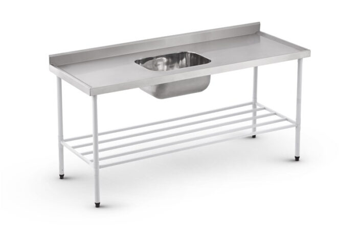 MESA INOX TAMPO COM ESPELHO E BORDA - Imagem 3