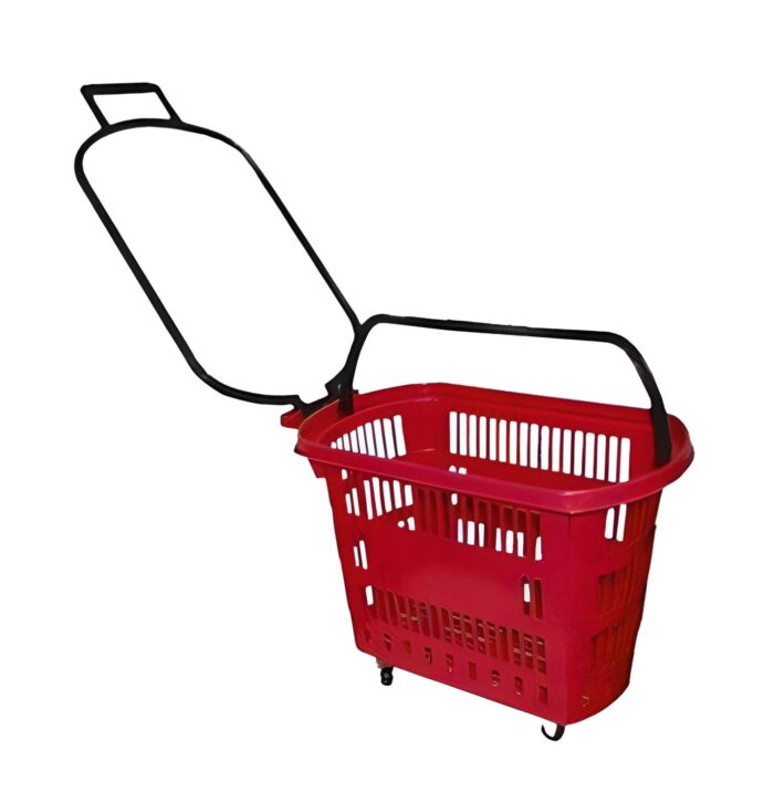 CESTA DE COMPRAS COM RODAS - Imagem 2